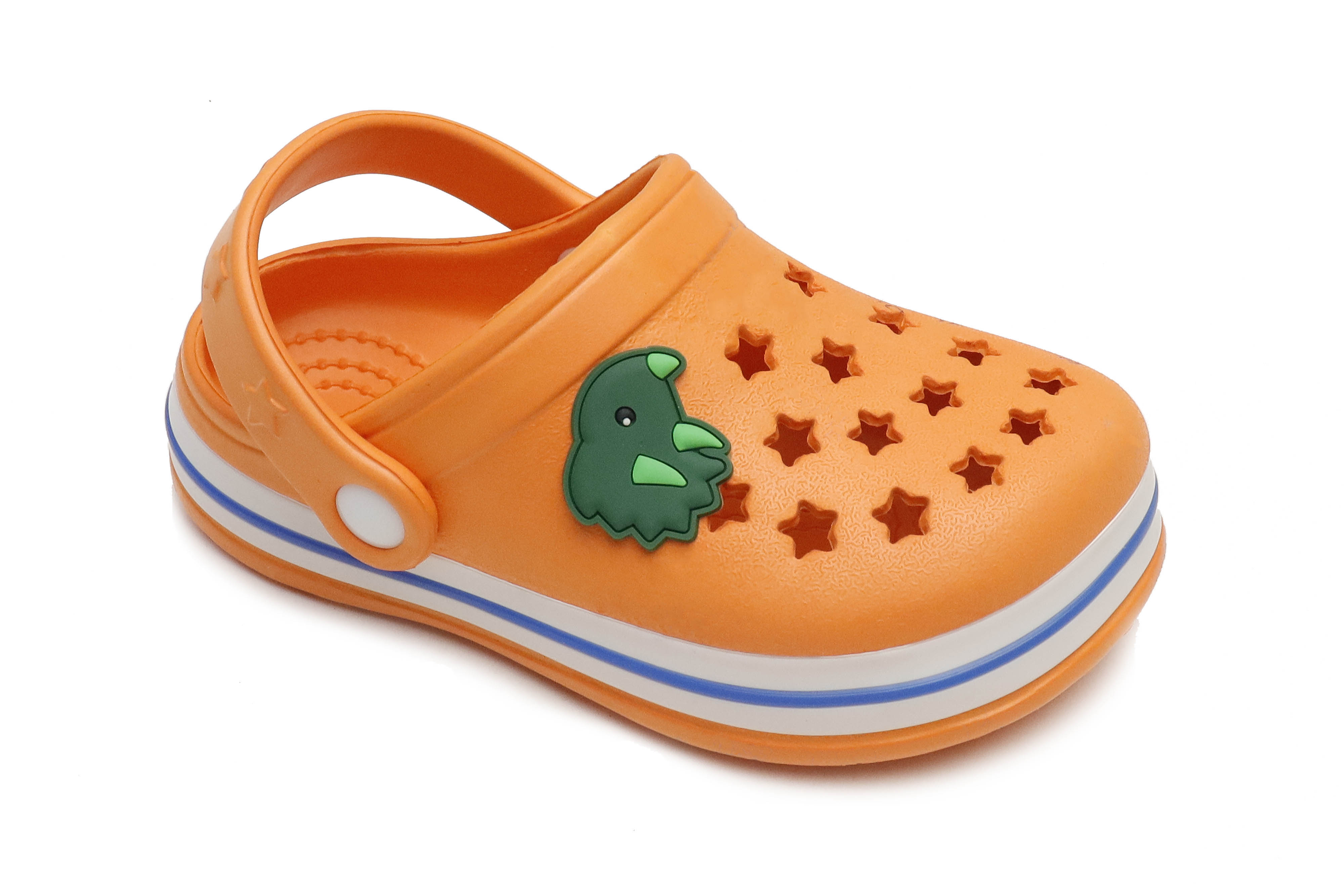 Orange children's clog