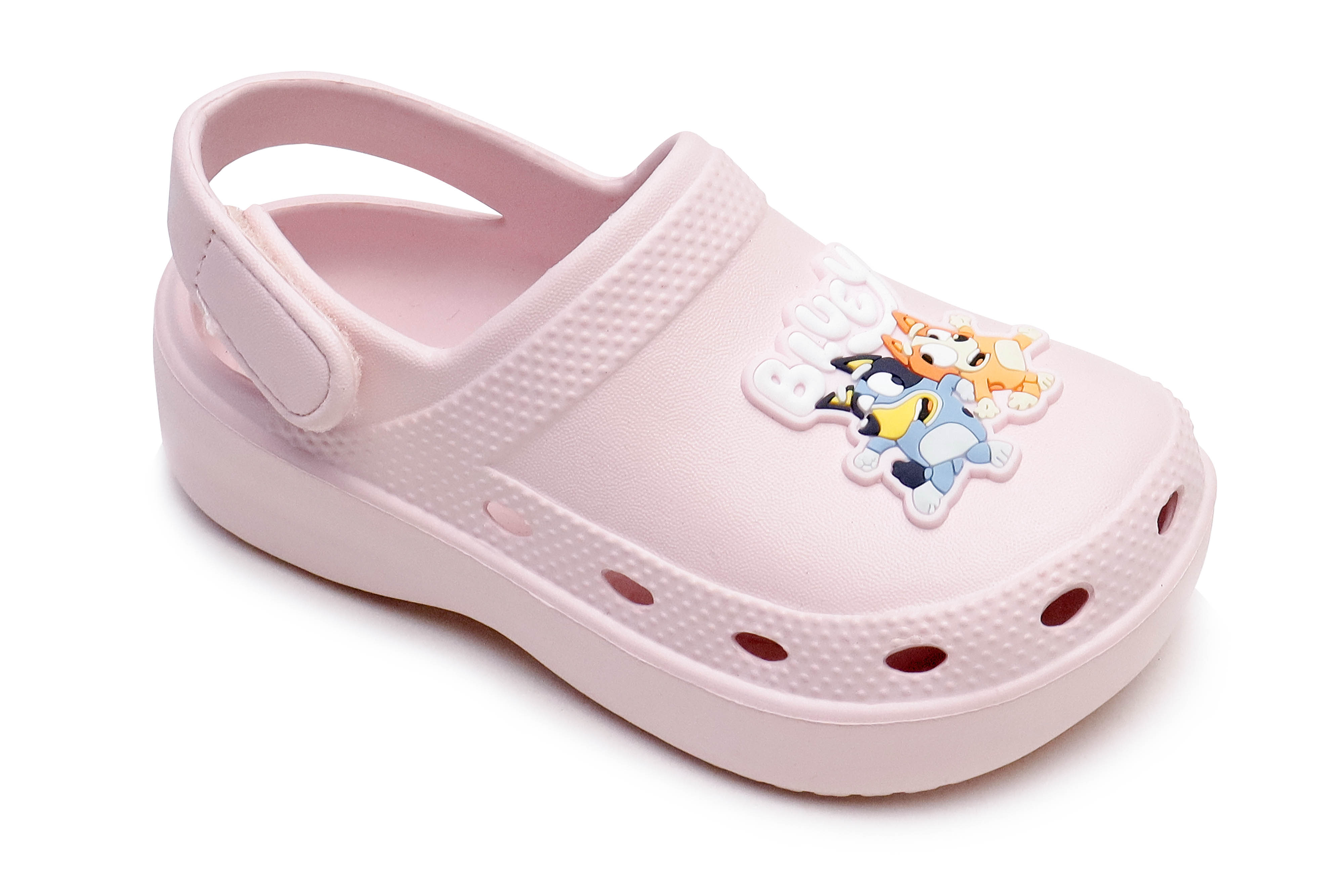 Pink children's clog